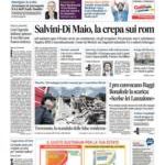 Prime pagine Il Messaggero