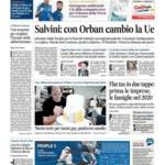 Prime pagine Il Messaggero