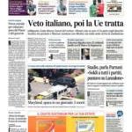 Prime pagine Il Messaggero