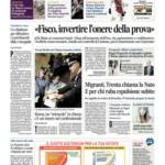 Prime pagine Il Messaggero