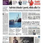 Prime pagine Il Messaggero