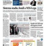 Prime pagine Il Messaggero