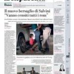 Prime pagine La Repubblica