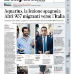 Prime pagine La Repubblica