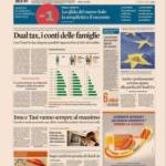 Prime pagine Sole 24 Ore