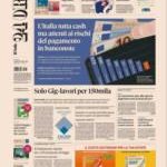 Prime pagine Sole 24 Ore