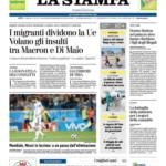 Prime pagine La Stampa