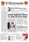 Prime pagine Il Giornale