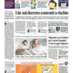 Prime pagine Il Messaggero