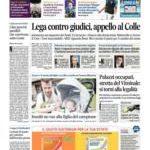 Prime pagine Il Messaggero