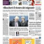 Prime pagine Il Messaggero