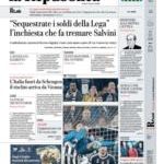 Prime pagine La Repubblica