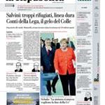 Prime pagine La Repubblica