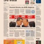 Prime pagine Sole 24 ore